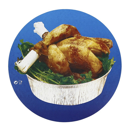Coperchio per Contenitore Alluminio 935 e 1400ml (125 Pezzi)