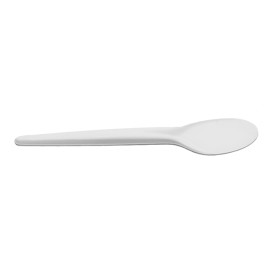Cucchiaio di Carta Bianco 17cm (50 Pezzi)