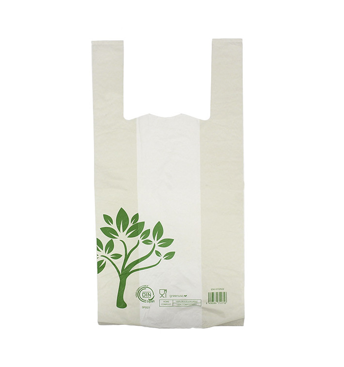 Sacchetto Canottiera Home Compost “Be Eco!” 35x45cm (100 Pezzi) Sacchetto Canottiera Home Compost “Be Eco!” 35x45cm (100 Pezzi)