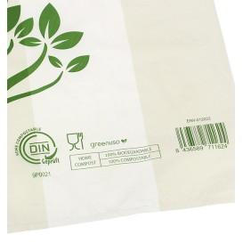 Sacchetto Canottiera Home Compost “Be Eco!” 50x60cm (100 Pezzi)
