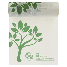 Rotoli Sacchetti senza manici Home Compost “Be Eco!” 25x37cm (3.000 Pezzi)