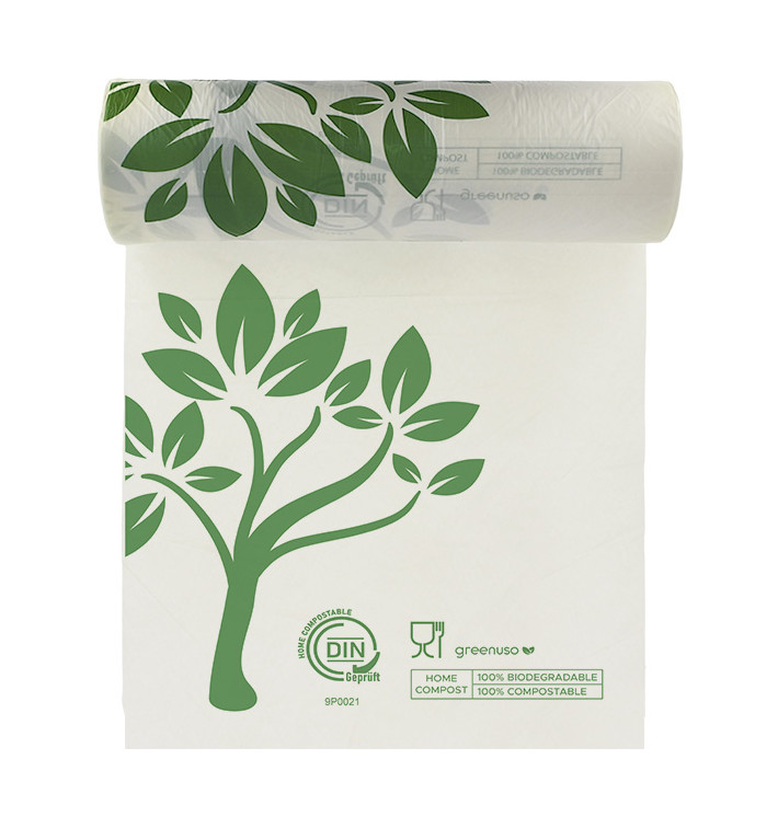 Rotoli Sacchetti senza manici Home Compost “Be Eco!” 30x40cm (500 Pezzi) Rotoli Sacchetti senza manici Home Compost “Be Eco!” 30x40cm (500 Pezzi)
