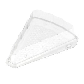 Scatola Plastica Porzione Torte Tras. 1/8 Ø26cm (600 Pezzi)