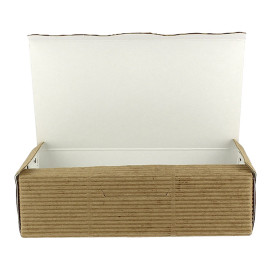Scatola per Dolci e Praline Kraft 14x8x3,5cm 250g (100 Pezzi)