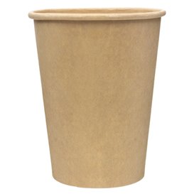 Bicchiere di Carta 8Oz/240ml Marrone Ø8,0cm (50 Pezzi)