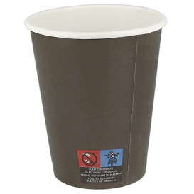 Bicchiere di Carta 14Oz/420ml Marrone Ø9,0cm (1.000 Pezzi)