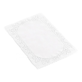 Centrino di Carta Traforato Bianco 25x35cm (250 Pezzi)