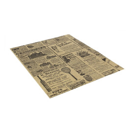 Carta Antigrasso Kraft Times 31x31cm (1000 Pezzi)