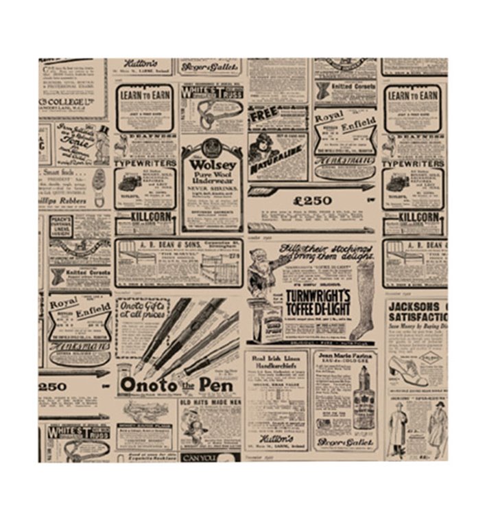 Carta Antigrasso Kraft Times 31x31cm (4000 Pezzi) Carta Antigrasso Kraft Times 31x31cm (4000 Pezzi)