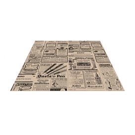 Carta Antigrasso Kraft Times 31x31cm (4000 Pezzi)