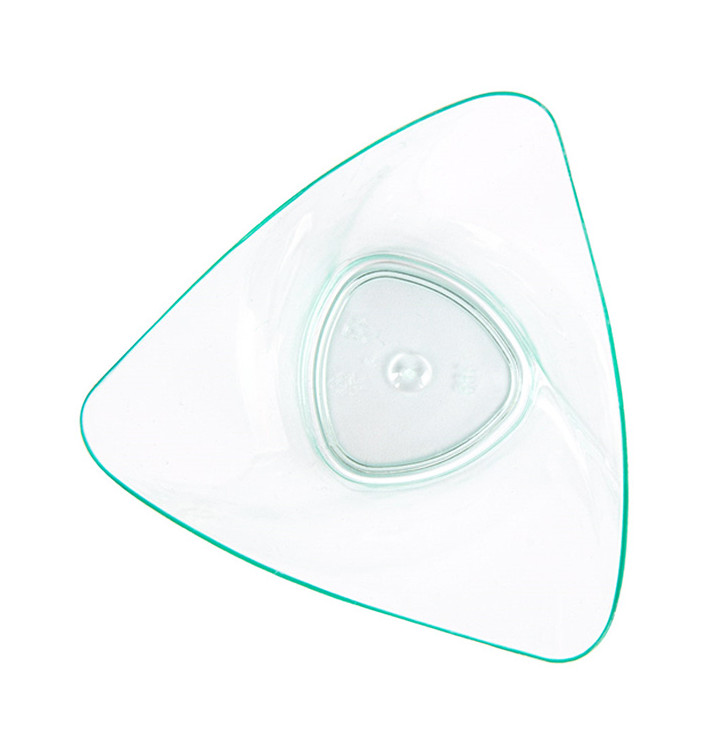 Ciotola Degustazione Triangolo "Water Green" 100ml (24 Pezzi) Ciotola Degustazione Triangolo "Water Green" 100ml (24 Pezzi)