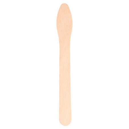 Cucchiaino di Legno Piano 125mm (1000 Pezzi)