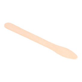 Cucchiaino di Legno Piano 125mm (1000 Pezzi)