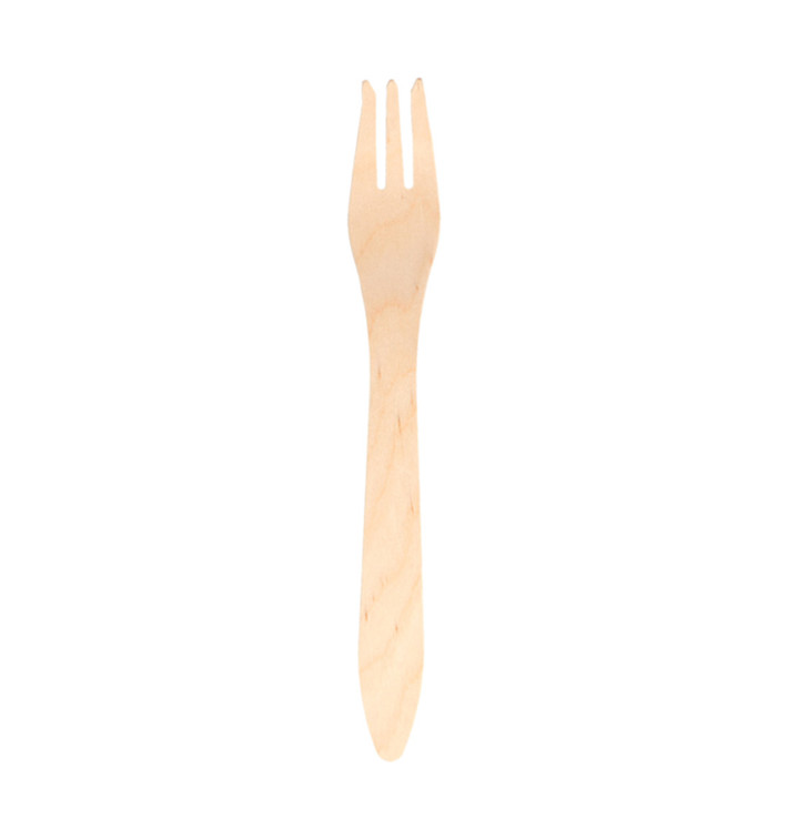 Forchetta di Legno 183mm (1000 Pezzi) Forchetta di Legno 183mm (1000 Pezzi)