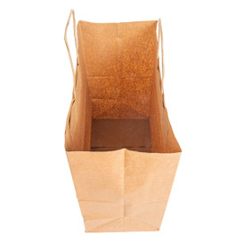 Buste Shopper in Carta Marrone 90g 32+16x31 cm (50 Pezzi)