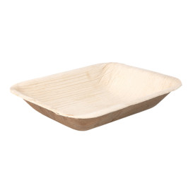 Vassoi Rettangolare in Foglia Palma 16x12,5x3 cm (200 Pezzi)