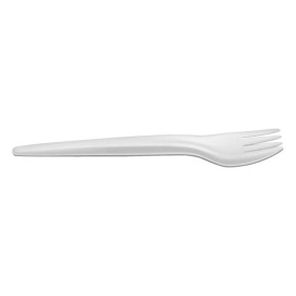 Forchetta di Carta Bianco 17cm (50 Pezzi)
