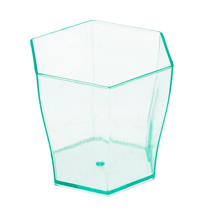 Bicchiere Esagonale Degustazione "Water Green" 60ml (24 Pezzi) Bicchiere Esagonale Degustazione "Water Green" 60ml (24 Pezzi)