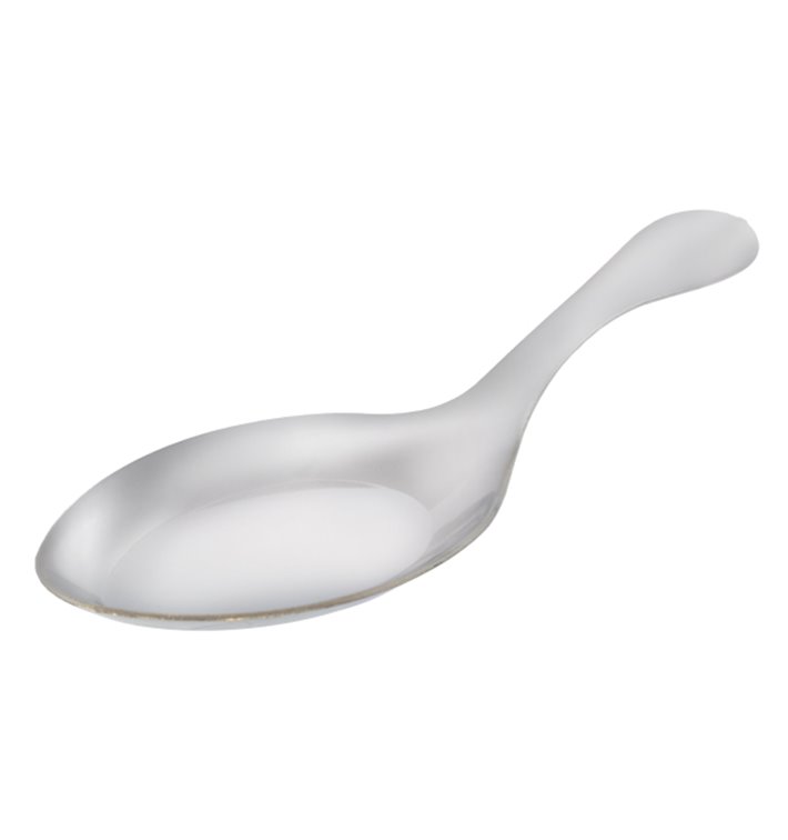 Cucchiaino Plastica per Salsa Argento 10 cm (50 Pezzi) Cucchiaino Plastica per Salsa Argento 10 cm (50 Pezzi)