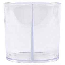 Mini Bicchiere Doppio Plastica Degustazione transp. 60ml (500 Pezzi)