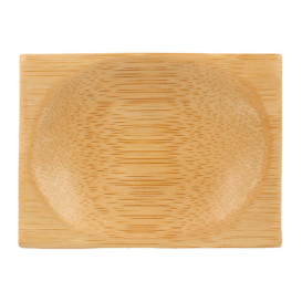 Piattino Degustazione di Bambù 6x8cm (50 Pezzi)