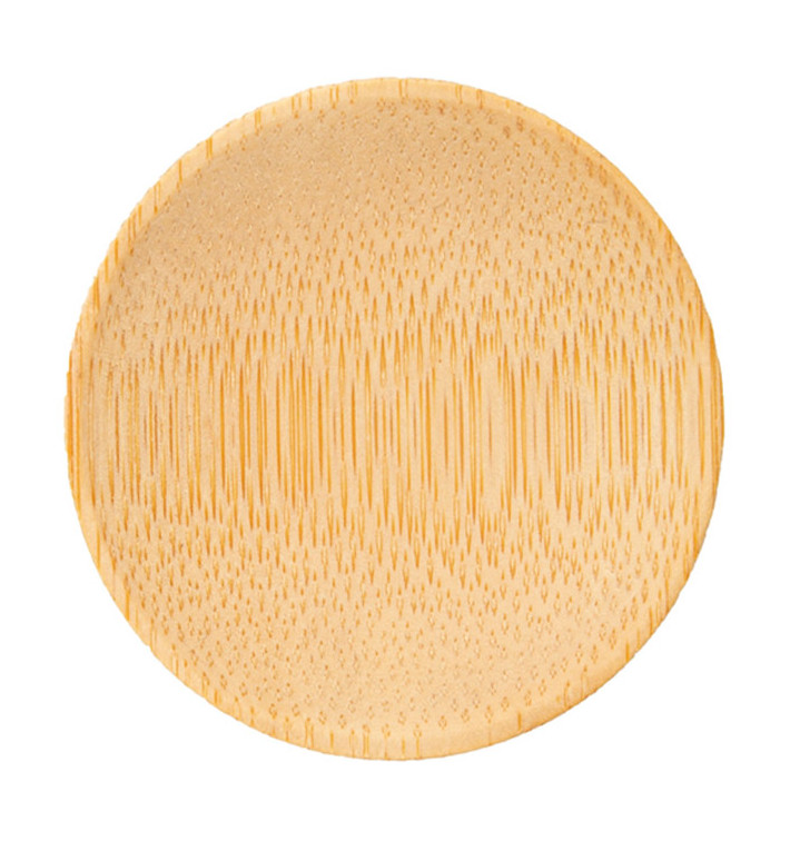Piattino Degustazione di Bambù 6 cm (24 Pezzi) Piattino Degustazione di Bambù 6 cm (24 Pezzi)