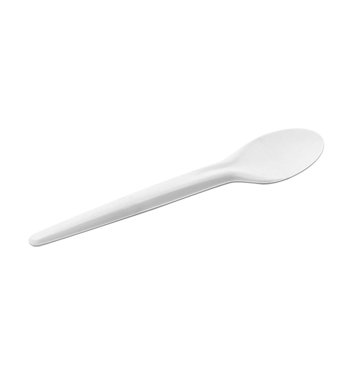Cucchiaio di Carta Bianco 17cm (50 Pezzi) Cucchiaio di Carta Bianco 17cm (50 Pezzi)