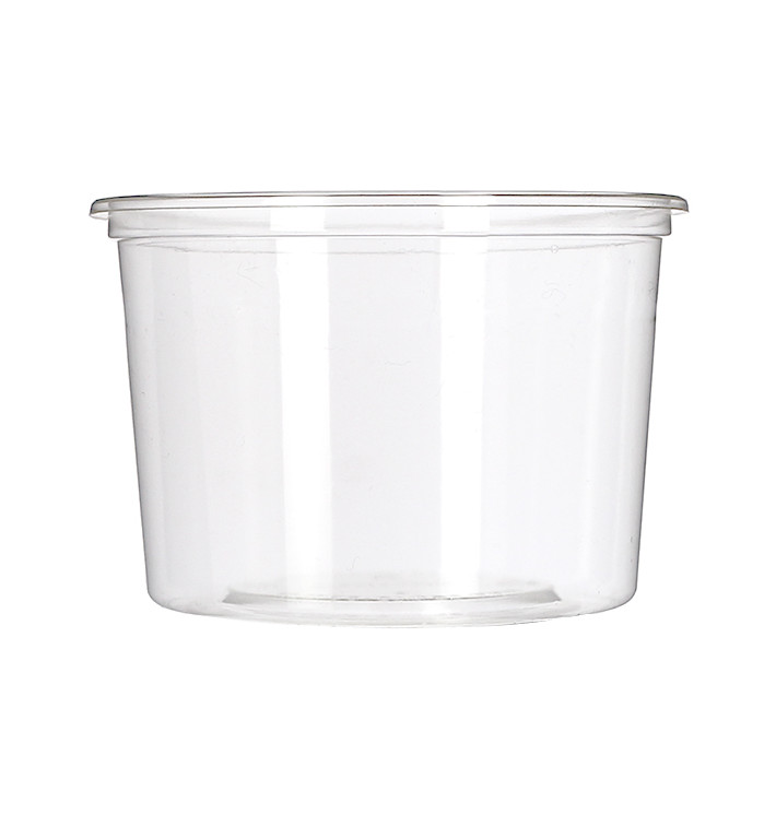 Contenitore Compostabile PLA Trasparente 480ml (50 Pezzi) Contenitore Compostabile PLA Trasparente 480ml (50 Pezzi)