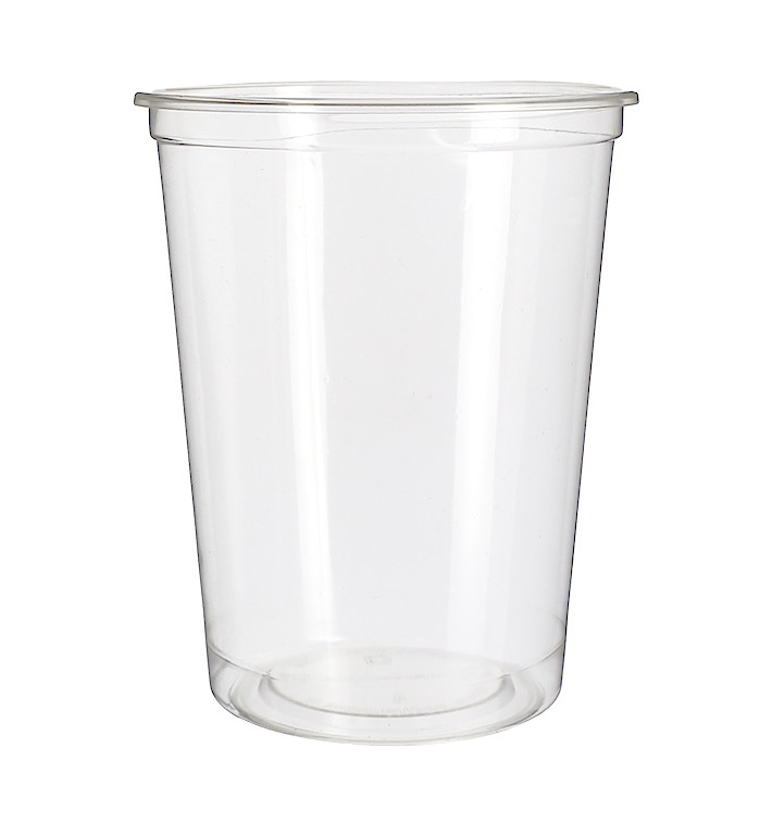 Contenitore Compostabile PLA Trasparente 960ml (600 Pezzi) Contenitore Compostabile PLA Trasparente 960ml (600 Pezzi)