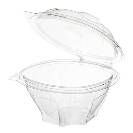 Insalatiera Ciotola Rotondo Coperchio PLA 375 ml (300 Pezzi)
