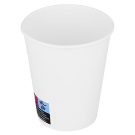 Bicchiere di Carta ECO 8 Oz/240ml Bianco Ø8cm (1.000 Pezzi)
