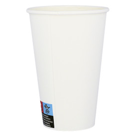 Bicchiere di Carta ECO 12Oz/360ml Bianco Ø8cm (1.000 Pezzi)