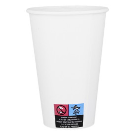 Bicchiere di Carta ECO 12Oz/360ml Bianco Ø8cm (1.000 Pezzi)