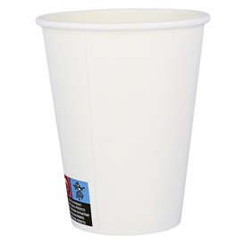 Bicchiere di Carta ECO 14Oz/420ml Bianco Ø9cm (50 Pezzi)
