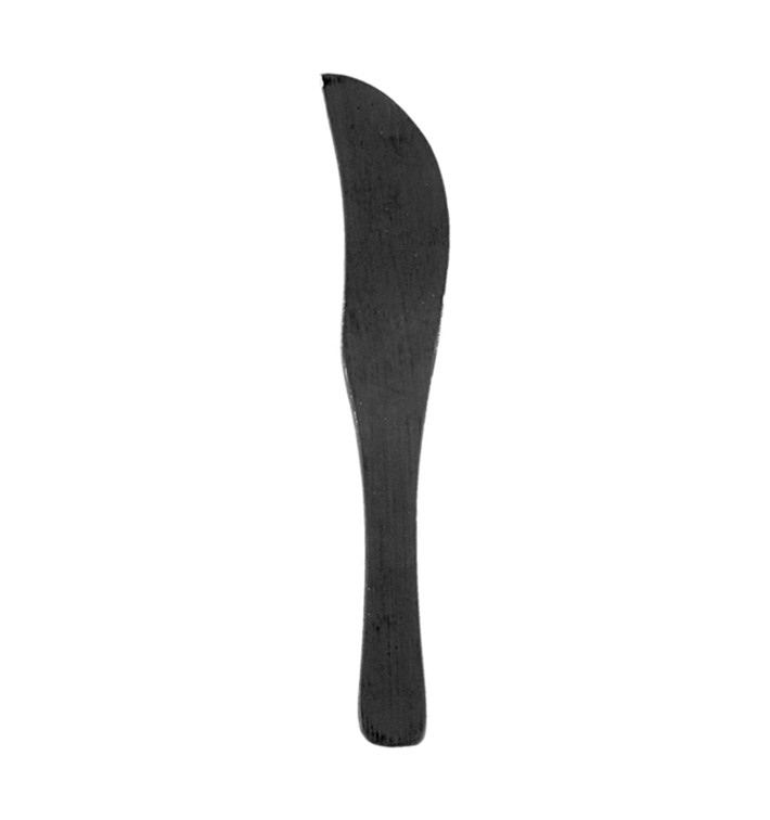 Coltello Bambu Degustazione Nero 9cm (500 Pezzi) Coltello Bambu Degustazione Nero 9cm (500 Pezzi)