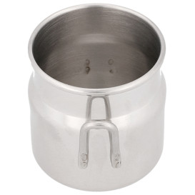 Mini Lattiera di presentazione Acciaio 90ml (12 Pezzi)