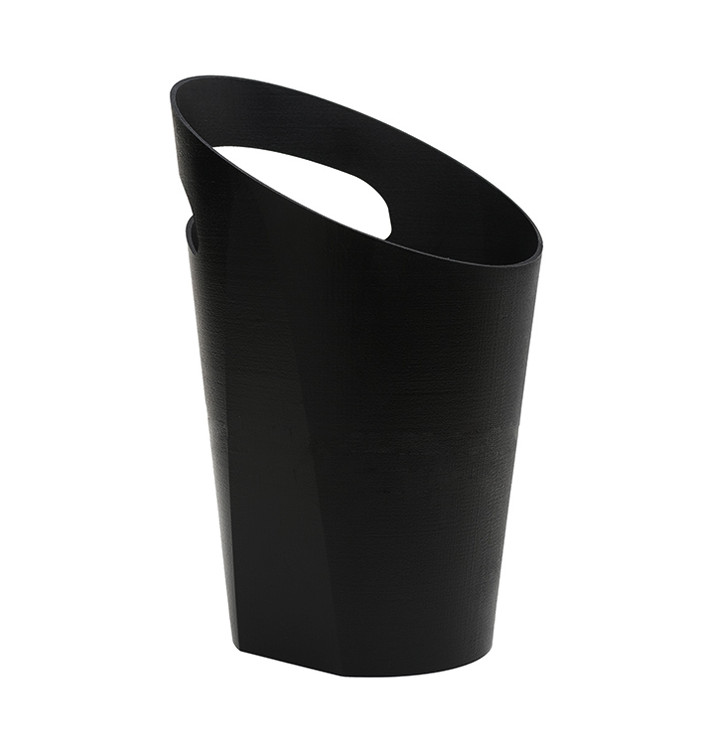 Secchiello del ghiaccio riutilizzabile PP Nero per 1 bottiglia (6 Pezzi) Secchiello del ghiaccio riutilizzabile PP Nero per 1 bottiglia (6 Pezzi)