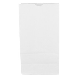 Sacchetto di Carta Kraft Bianco 50g/m² 15+9x28cm (1.000 Pezzi)