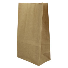 Sacchetto di Carta Kraft Marrone 45g/m² 15+9x28cm (1000 Pezzi)