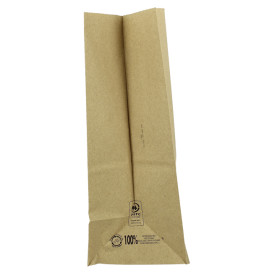 Sacchetto di Carta Kraft 60g/m² 18+12x29cm (1000 Pezzi)