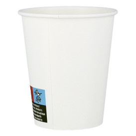Bicchiere di Carta ECO 7Oz/210ml Bianco Ø7cm (1.000 Pezzi)