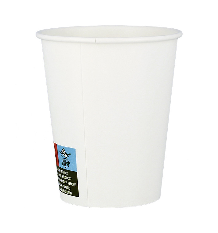 Bicchiere di Carta ECO 7Oz/210ml Bianco Ø7cm (50 Pezzi) Bicchiere di Carta ECO 7Oz/210ml Bianco Ø7cm (50 Pezzi)