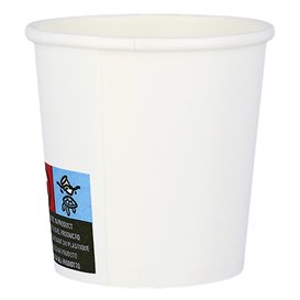 Bicchieri in cartone ecologico e usa e getta YNS 400 100% riciclabili per bevande calde e fredde 4 Oz resistenti al calore 