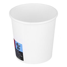 Bicchiere di Carta ECO 4Oz/120ml Bianco Ø6,2cm (100 Pezzi)