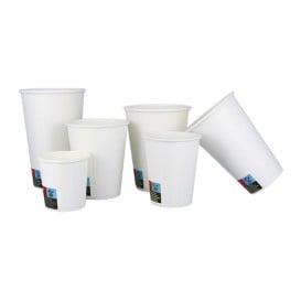 Bicchiere di Carta ECO 8 Oz/240ml Bianco Ø8cm (1.000 Pezzi)