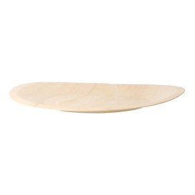 Piatto di Legno Tondo Ø15,5cm (50 Pezzi)
