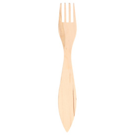 Forchetta di Legno 150mm (100 Pezzi)