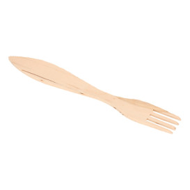 Forchetta di Legno 150mm (100 Pezzi)