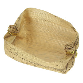 Mini Cestino Bambù Degustazione 3,8x5,8x3,8cm (25 Pezzi)