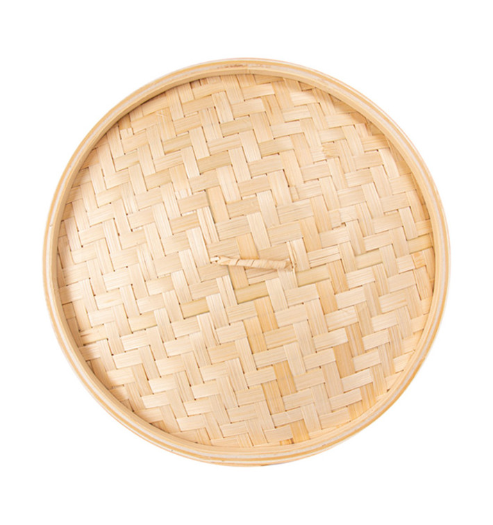 Coperchio Cestello Cottura a Vapore Maxi Bambu Ø30cm (16 Pezzi) Coperchio Cestello Cottura a Vapore Maxi Bambu Ø30cm (16 Pezzi)